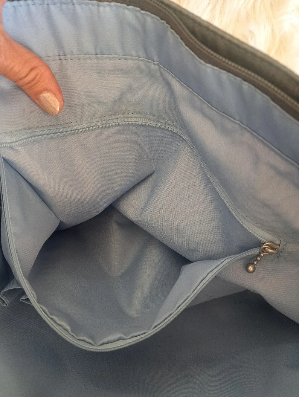 Lg Gray Baggallini Laptop/Business Bag